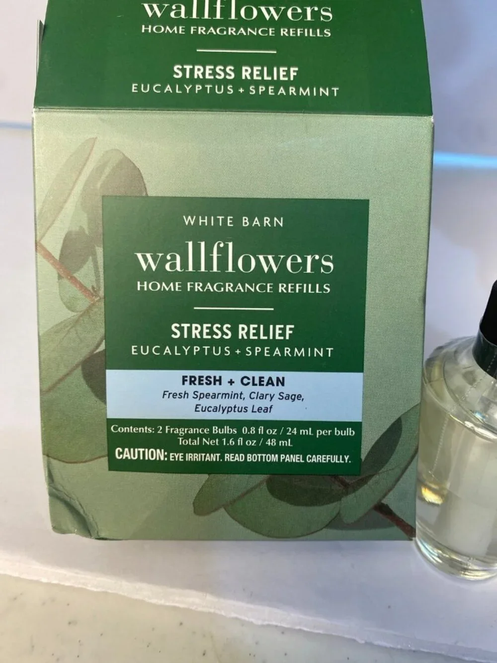 Bath & Body Works Aromatherapy “Eucalyptus & Spearmint” 4 New Wallflowers